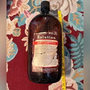 United Rexall drug company  Solution Antiseptic Bottle